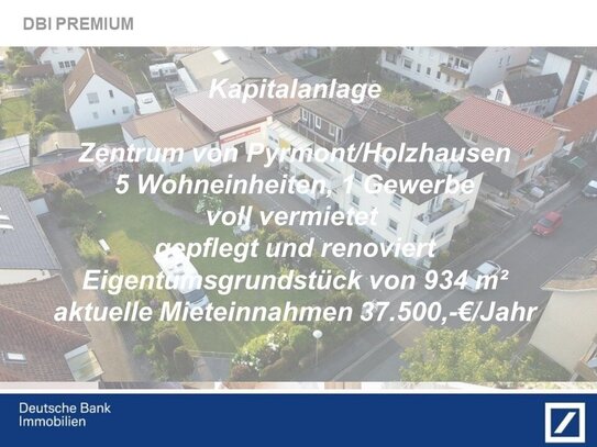 Kapitalanlage - Herzen von Holzhausen/Pyrmont 5WE/1GE - Nennen Sie uns Ihren Preis