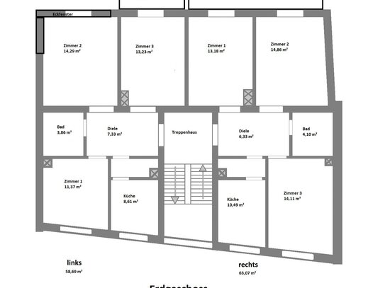 Schöne neusanierte Wohnung in Innenstadt ab 01.04./01.05.25 zu vermieten