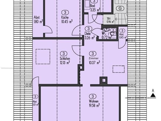 Top sanierte 3 Zimmer DG Wohnung im Allgäu