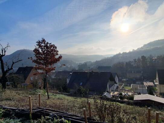 Ruhige Wohnlage mit Panoramaaussicht. Idyllisches Baugrundstück in Obermoschel