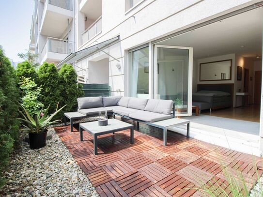 Elegantes City-Living: 1-Zimmer-Wohnung mit Terrasse in FFM Bockenheim