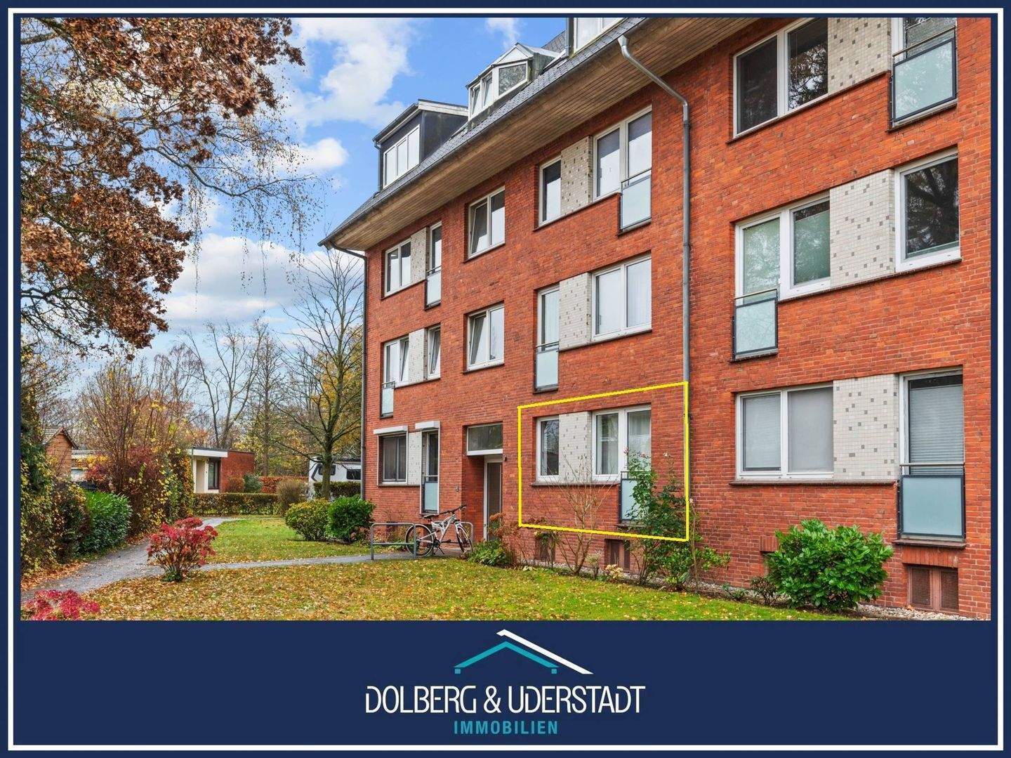 Kaufen statt Mieten! Moderne 3-Zimmer-Hochparterrewohnung in attraktiver Lage von HH-Meiendorf