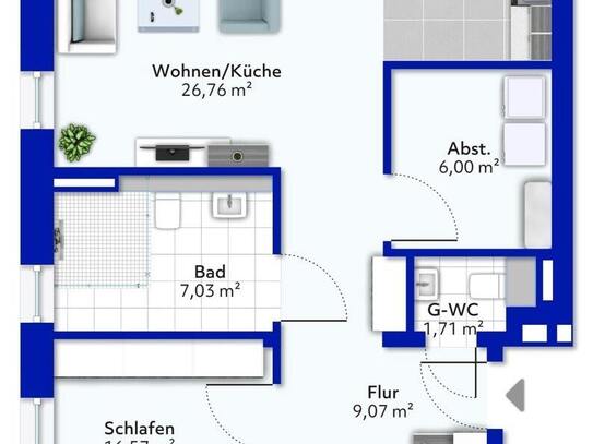 Attraktive Neubauwohnung in schöner Wohnlage