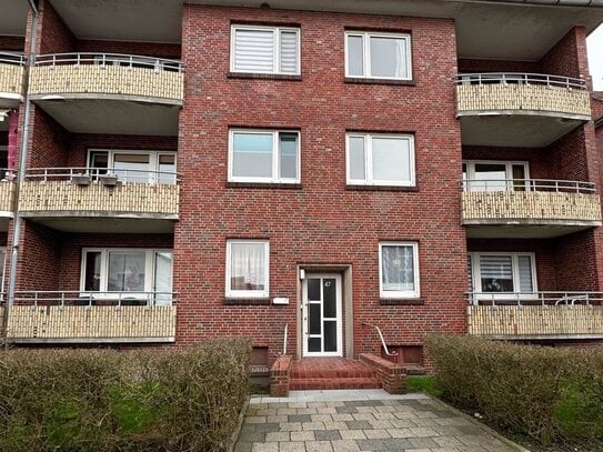 Helle 2-Zimmer-Wohnung mit 54,58 m² und Balkon in ruhiger Lage im Ortsteil Heppens. Frei ab Juni 2025!