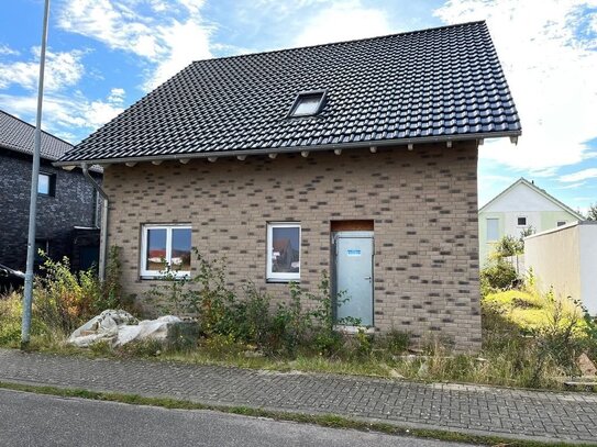 Einfamilienhaus im geschlossenen Rohbau