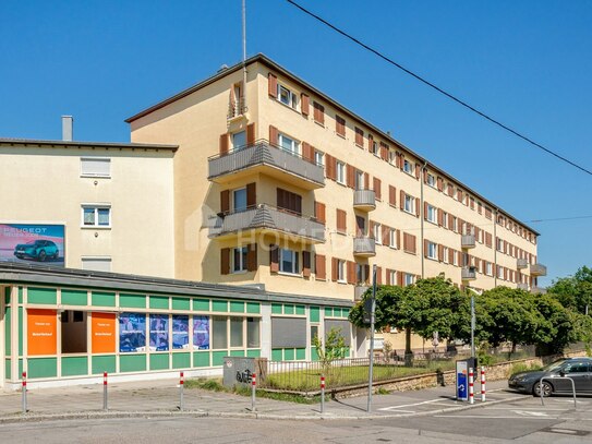 Renovierte 3-Zimmer-Wohnung mit Eckbalkon und Einbauküche - Zentrumsnah in Stuttgart-Ost