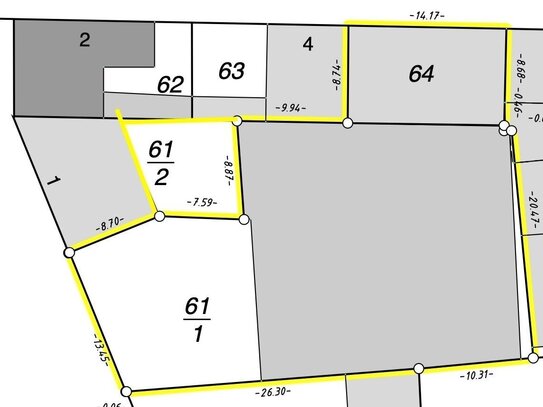 Baugrundstück in zentraler Lager für Wohnungsbebauung