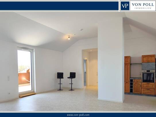 Moderne Dachgeschosswohnung mit schönem Ausblick