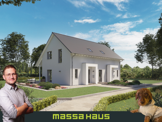 Mehr Raum, mehr Möglichkeiten: Zwei Wohneinheiten von massa-haus für eine starke Baugemeinschaft.