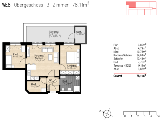 Eigentumswohnung Nr. 8 - Modernes Wohnen im Zentrum von Twistringen