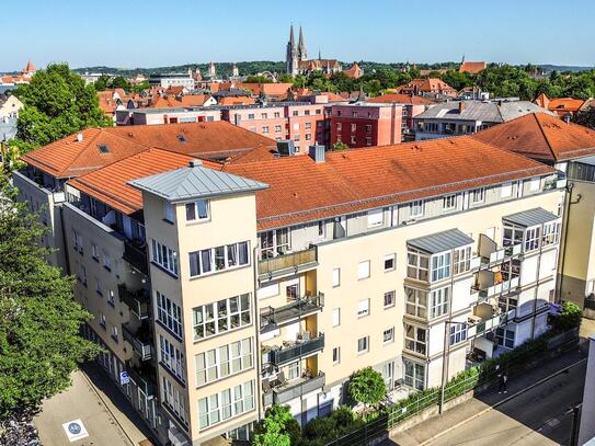 Optimal geschnittene 2-Zimmer-Wohnung inklusive Stellplatz in ausgezeichneter Lage.