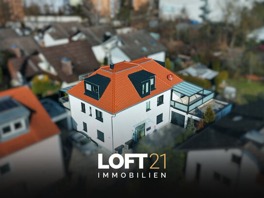 **Exklusive Wohnung mit Smart-Home-System und drei überdachten Terrassen in bester Lage**