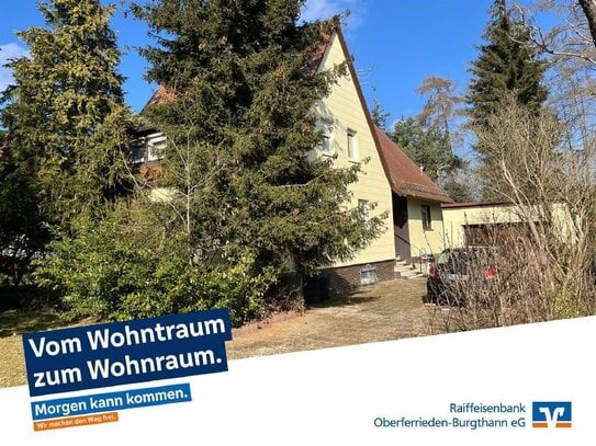 Renovierungsbedürftiges Ein-bis Zweifamilienhaus mit großem Garten und viel Potenzial in ruhiger Lage