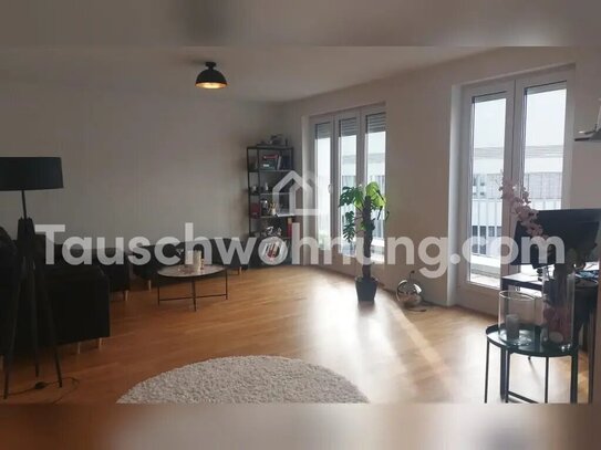 [TAUSCHWOHNUNG] Helle Wohnung mit Dachterrasse im Gallus