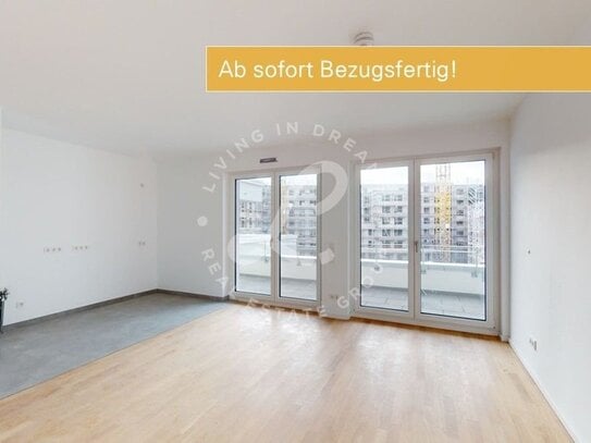 KLEYERS | Leben in Frankfurt: Stilvolle 3-Zi.-Wohnung mit Wohnküche und großer Dachterrasse