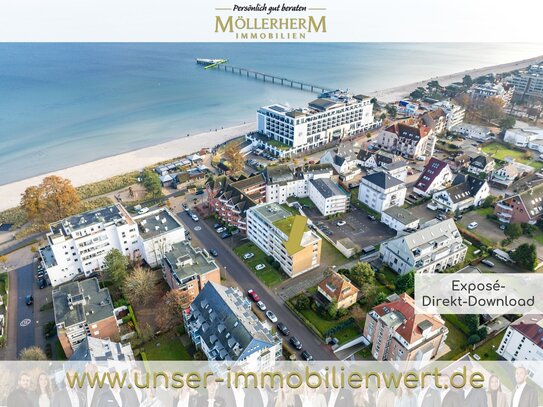 Ostsee-Wohnung mit Meerblick in Toplage mitten im Zentrum von Scharbeutz