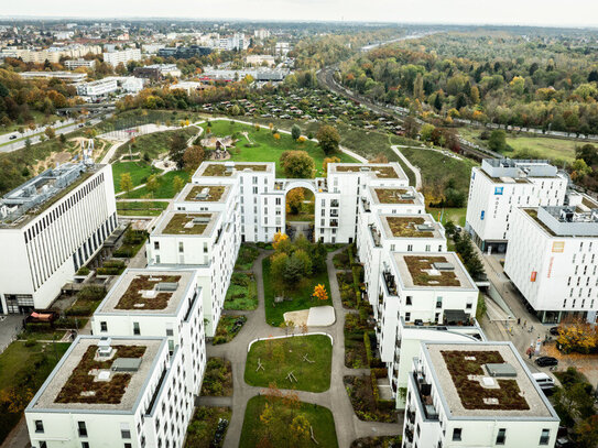 Stilvolles Wohnen über den Dächern Münchens: Penthouse am Olympiapark