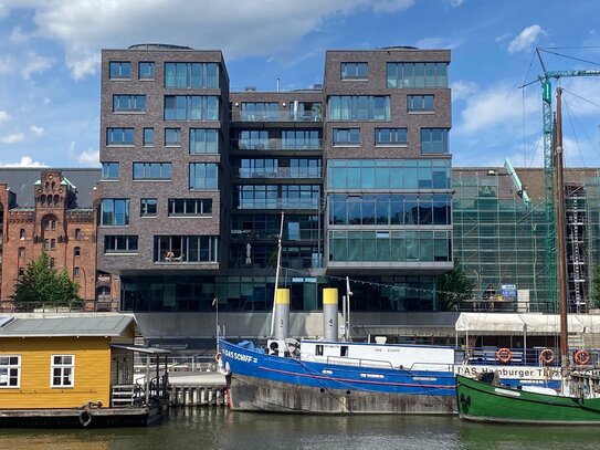 Gemütliche 3-Zimmer-Wohnung im Herzen der HafenCity mit traumhaften Blicken zum Traditionsschiffhafen und der Speichers…