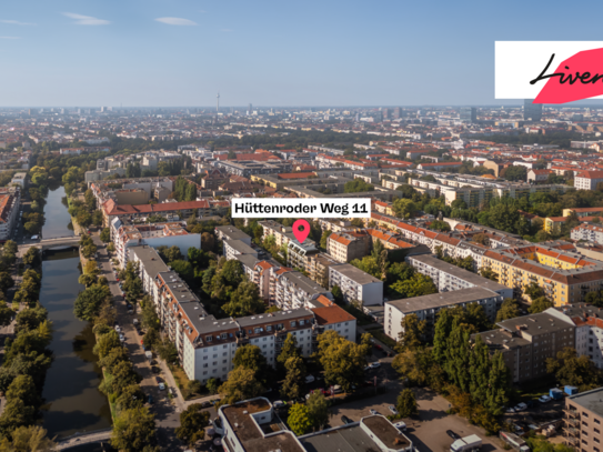 Penthouse mit Terrasse und Weitblick zum Amazon Tower