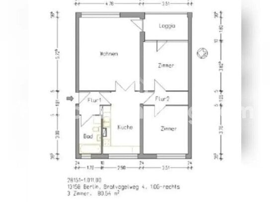 [TAUSCHWOHNUNG] 3-Raum Wohnung mit Balkon in Rosenthal