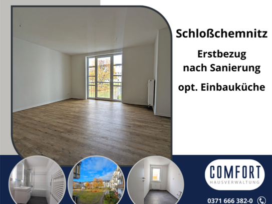 **Moderne Sanierte 1-Raum Wohnung mit Option auf EBK**