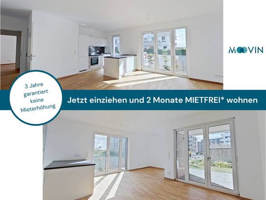 WOLFSBURGER WOHNTRAUM - Moderne 3-Zi.-Whg. mit EBK, Terrasse und Badezimmer mit Walk-In Dusche