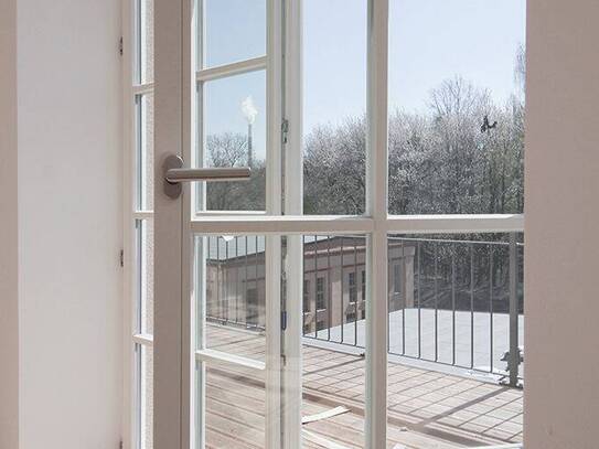 *DEINE CHANCE * Fabrik-Flair * 5 Zimmer * Wohnung * 2 Balkone * Lift * Stellplatz * Fußbodenheizung*