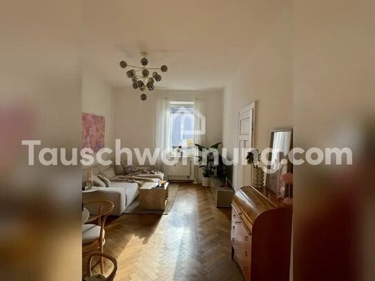 [TAUSCHWOHNUNG] 2 Zimmer Altbau Maxvorstadt/Schwabing g. größer/Balkon