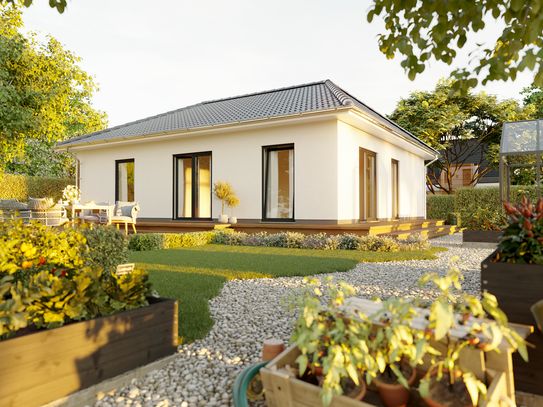 Bungalow 92, massiv gebaut, Preis inkl. Grundstück