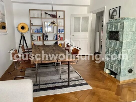 [TAUSCHWOHNUNG] 3-Zimmer Altbau in Maxvorstadt gg 5-6 Zimmer Haus oder Flat