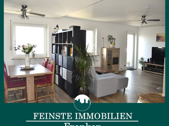 FIF- schöne 3- Zimmer Wohnung mit Penthouse Feeling und einem Panoramablick bis zur Walhalla