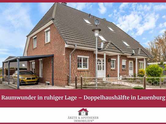 Raumwunder in ruhiger Lage - Doppelhaushälfte in Lauenburg