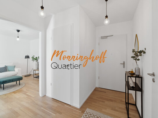 Moderne 2-Zimmer-Wohnung mit moderner Einbauküche und Balkon