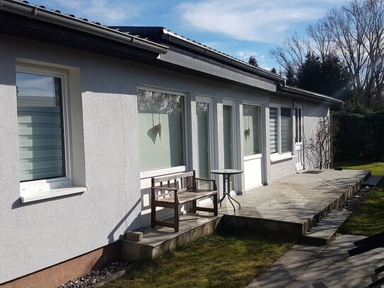 Ferienhaus mit Sauna am Schweriner See