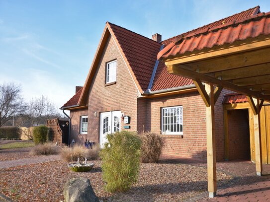 Einfamilienhaus mit Garten und Doppelcarport in Soltau Ortsteil Harber