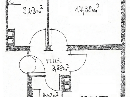 2-Zimmer-Hochparterre-Wohnung in Nürnberger Nordstadt