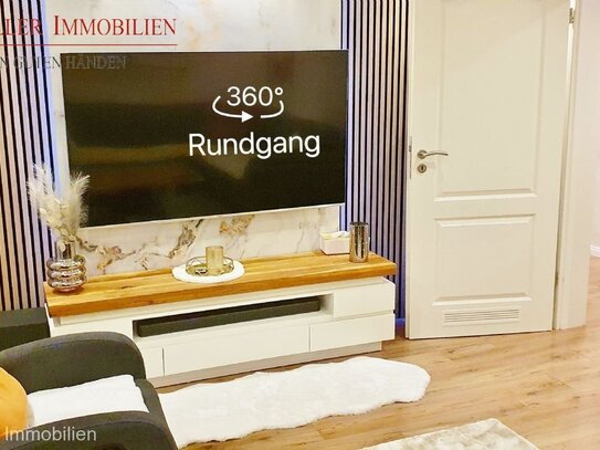 Sanierte 4-Zimmer-Wohnung mit Balkon und Stellplatz - 3D-Rundgang