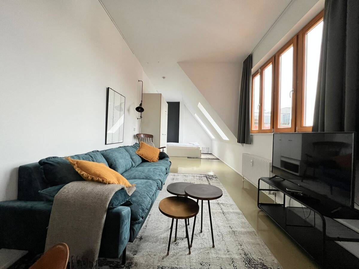 F-Hain: voll möbliertes LUXUS Apartment - 46 m² befristet für max. 12 Monate per SOFORT zu VERMIETEN - Photo 1