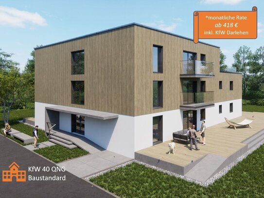 Von der Miete ins Eigentum – moderne, energieeffiziente & barrierefreie KfW 40 QNG Wohnung in Bestlage