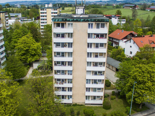 2-Zimmerwohnung vermietet mit bestem Ausblick