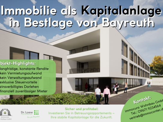 ****STADTOASE BAYREUTH**** Kapitalanlage, Betreuungsimmobilie