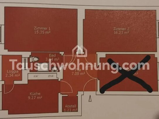 [TAUSCHWOHNUNG] Wohnung (Äußere Neustadt) Dresden-Untervermietung/Übernahme