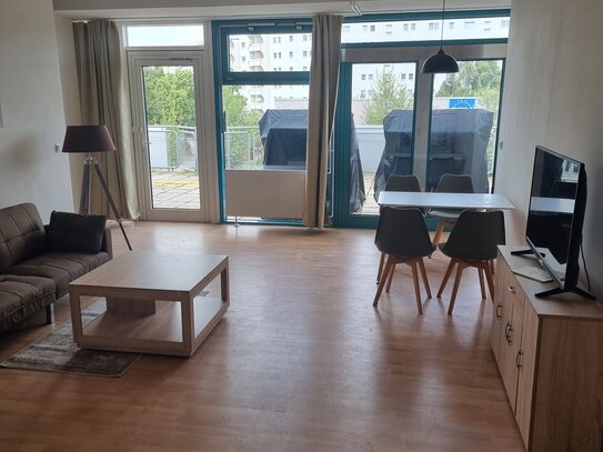 Wohnung mobliert 60m² mit 50m² Terrasse