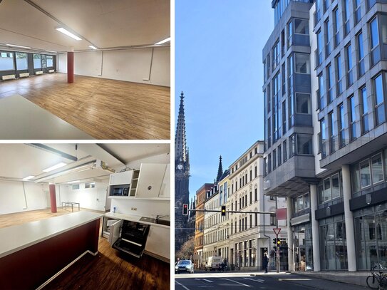 Große und helle Büro-/Praxisfläche mit 3 Räumen in Leipzig-Zentrum-Süd