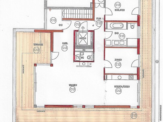 Stadtnahe, großzügige 3,5 Zi.-Penthousewohnung, in Lörrach zu vermieten, ideal für jedes Alter