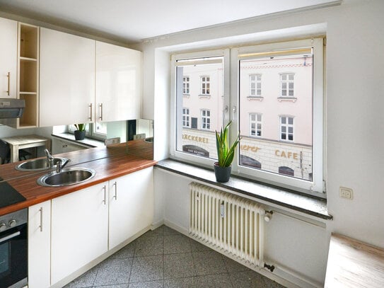 Charmantes 1,5-Zimmer-Apartment in der beliebten Ludwigvorstadt-Isarvorstadt - frei verfügbar