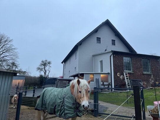 Kernsaniertes Zweifamilienhaus mit Pferdehaltung in kleinem Rahmen möglich in Wuppertal-Nächstebreck