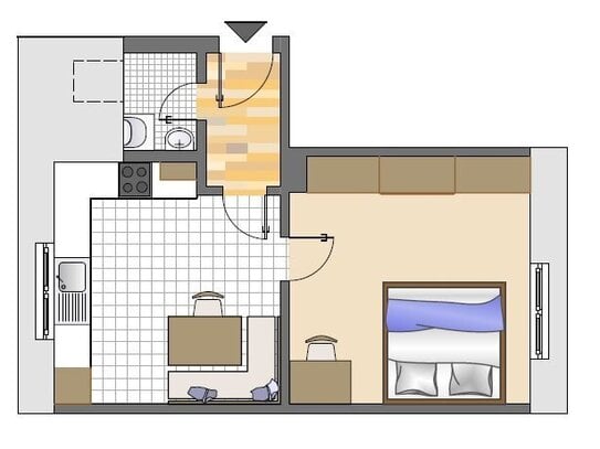 1-Zimmer-Wohnung in Herten Westerholt