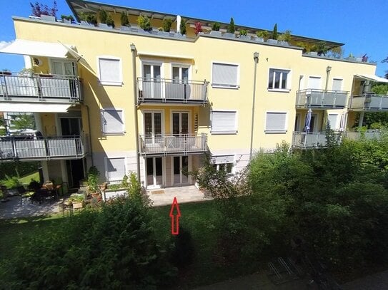 Wie neu – barrierefreie Terrassenwohnung mit Garten und Tiefgarage in Traunstein