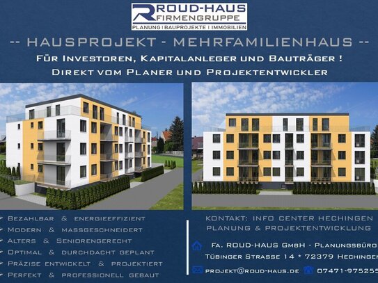 + EXKLUSIVES MEHRFAMILIENHAUS-PROJEKT! +